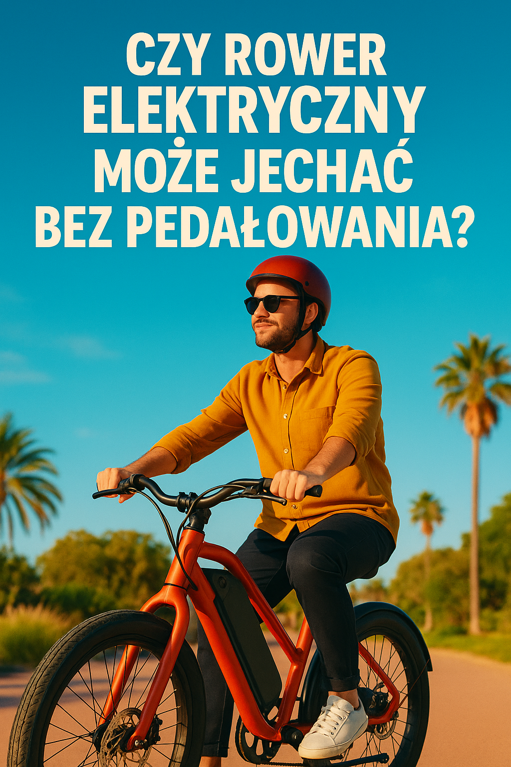 Czy rower elektryczny może jechać bez pedałowania