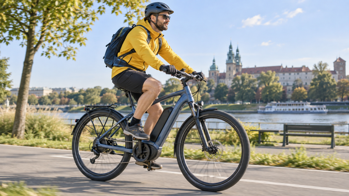 Rower elektryczny na ścieżce rowerowej – czy może jechać bez pedałowania