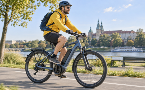 Rower elektryczny na ścieżce rowerowej – czy może jechać bez pedałowania