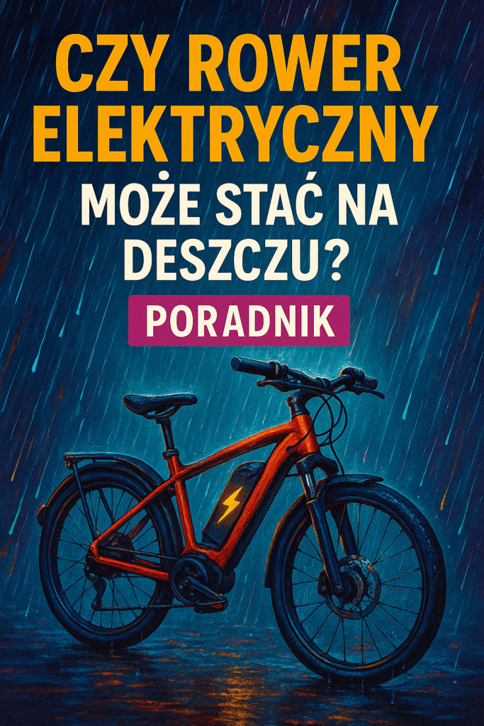 Czy rower elektryczny może stać na deszczu