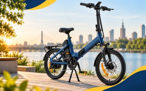 Składany rower elektryczny miejski – kompaktowy model do miasta i transportu
