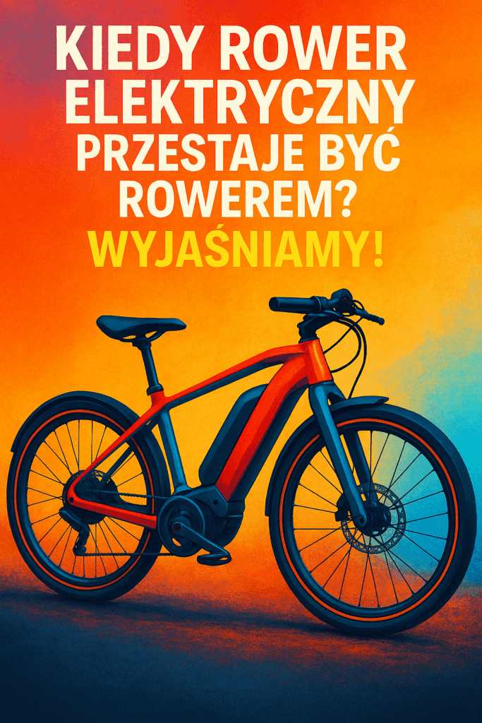 Kiedy rower elektryczny przestaje być rowerem