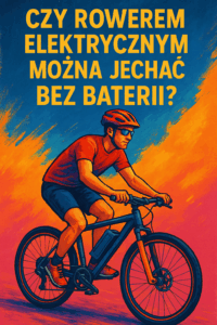 Czy rowerem elektrycznym można jechać bez baterii?