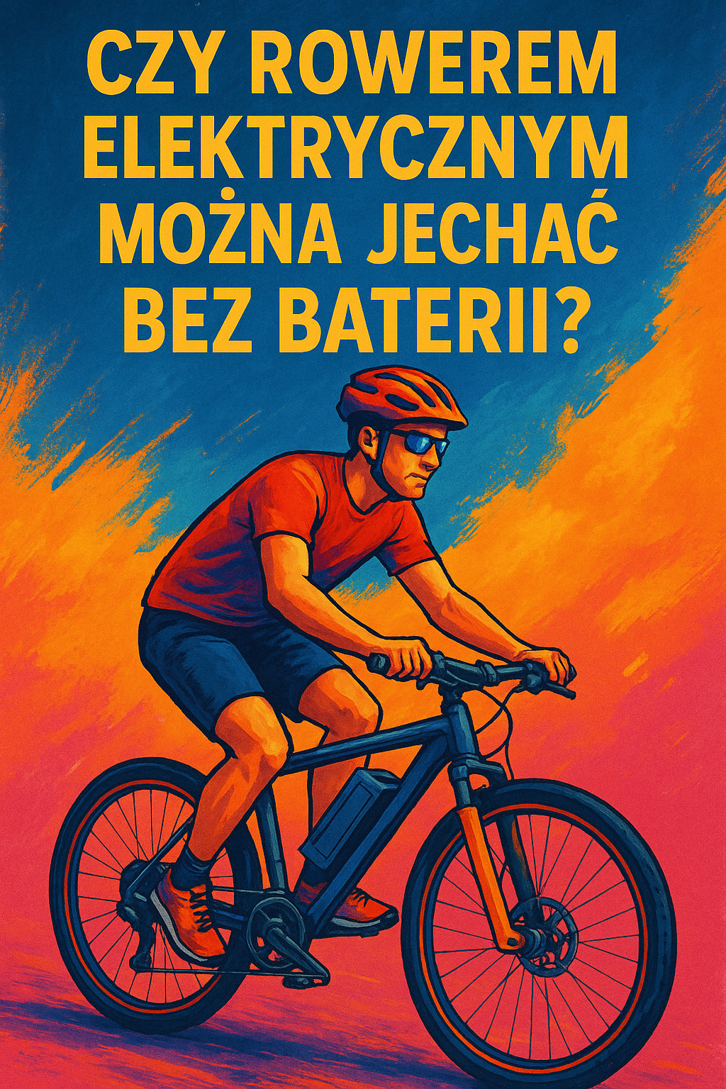 Czy rowerem elektrycznym można jechać bez baterii