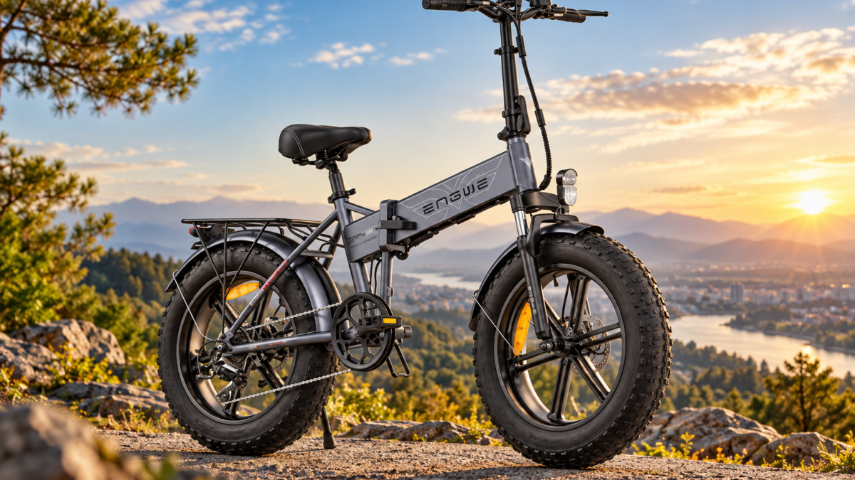 ENGWE EP-2 Pro – składany rower elektryczny fat bike 250 W z szerokimi oponami