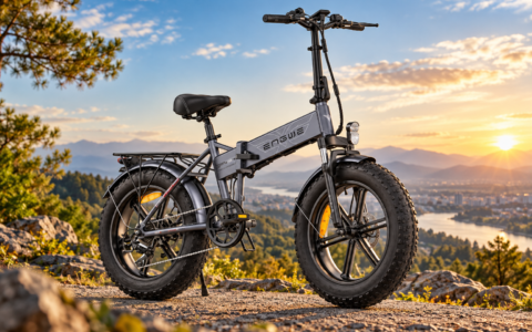 ENGWE EP-2 Pro – składany rower elektryczny fat bike 250 W z szerokimi oponami