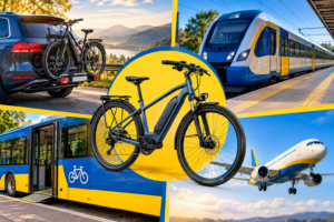Jak przewozić rower elektryczny? Samochód, pociąg, autobus i samolot