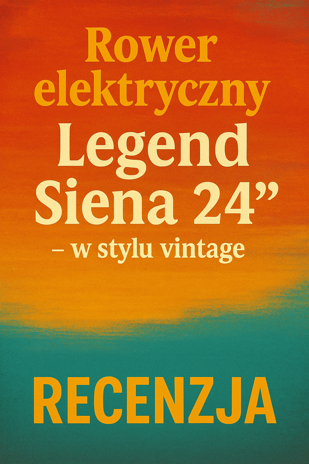 Rower elektryczny Legend Siena 24