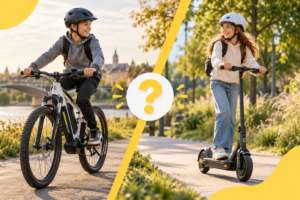 Rower elektryczny czy hulajnoga dla dziecka? Co wybrać?
