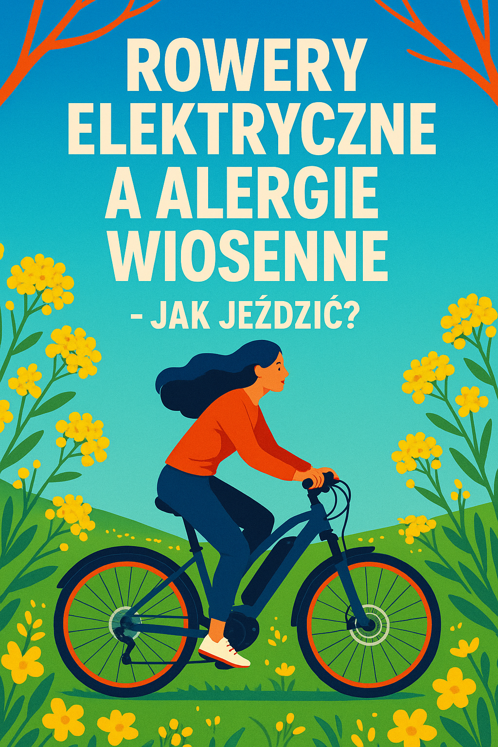 Rowery elektryczne a alergie wiosenne - Jak jeździć?