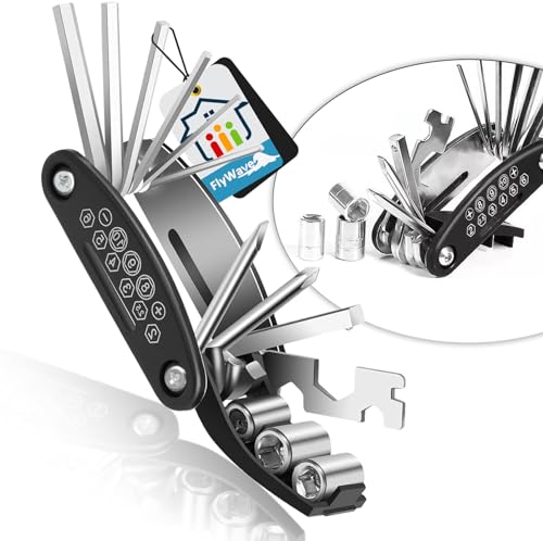 FlyWave Narzędzie wielofunkcyjne do roweru 16 w 1, składane narzędzie ...
