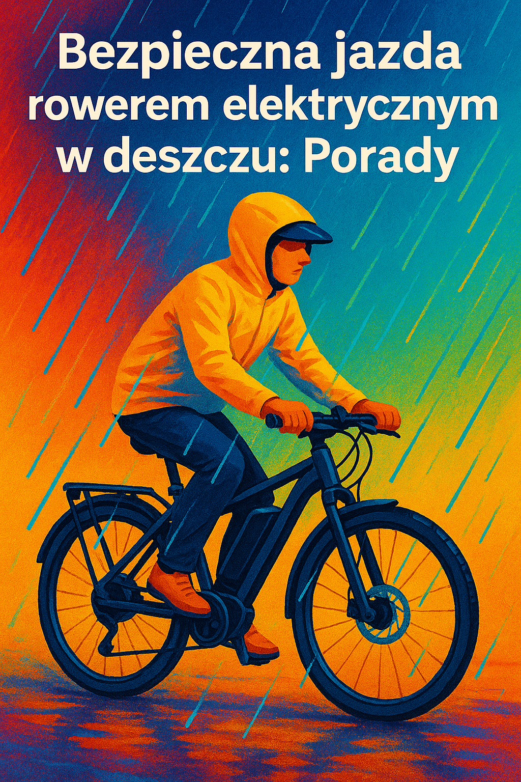 Bezpieczna jazda rowerem elektrycznym w deszczu