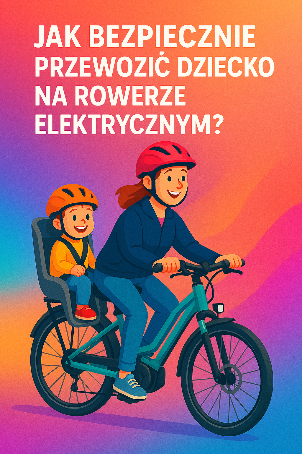 Jak bezpiecznie przewozić dziecko na rowerze elektrycznym