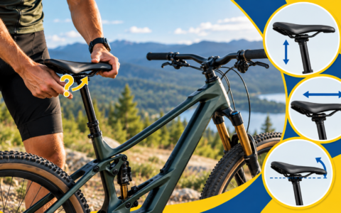 Regulacja siodełka w rowerze elektrycznym MTB – ustawienie wysokości, kąta i pozycji siodła na górskim e-bike’u