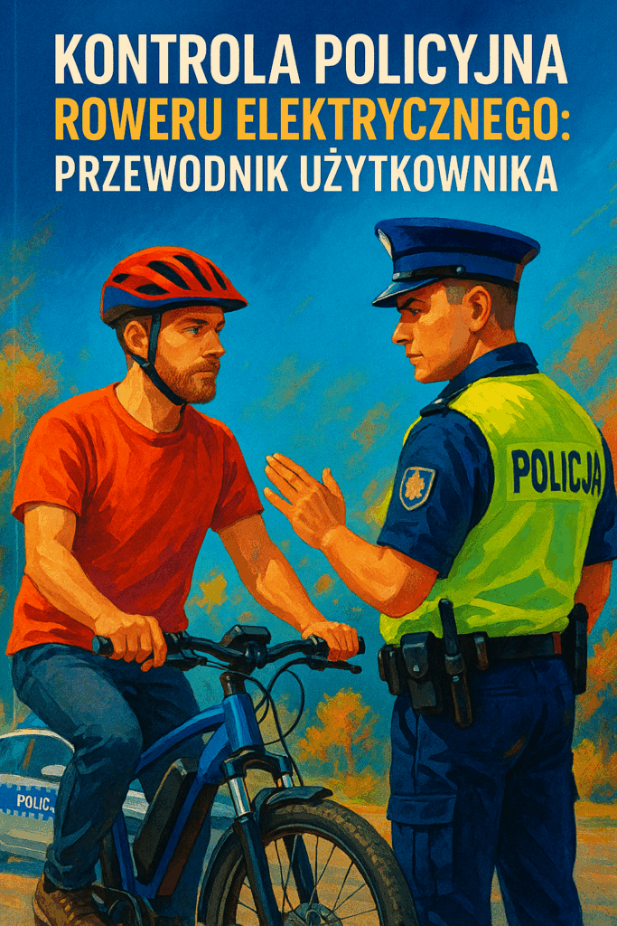 Kontrola policyjna roweru elektrycznego