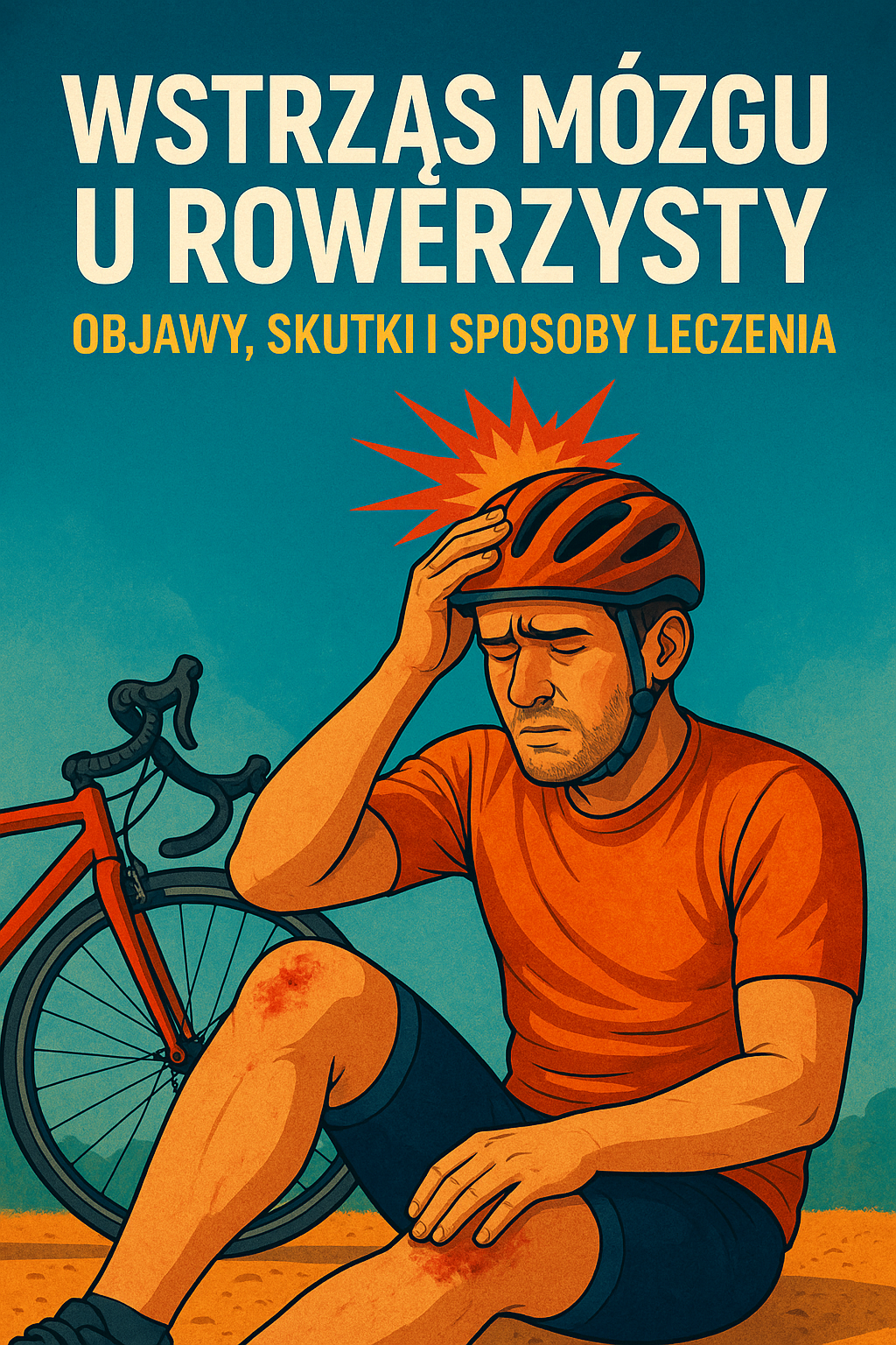 Wstrząs mózgu u rowerzysty