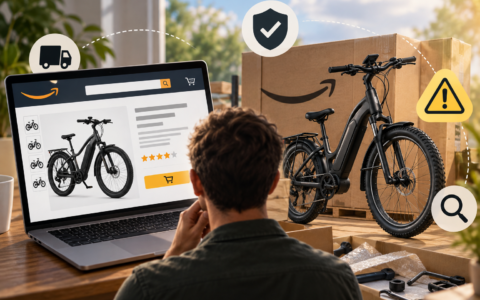 Rower elektryczny kupowany na Amazon – na co uważać przed zakupem online