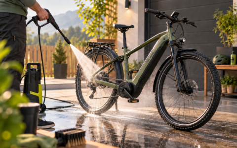 Rower elektryczny myty myjką ciśnieniową – najczęstsze błędy w użytkowaniu e-bike’a