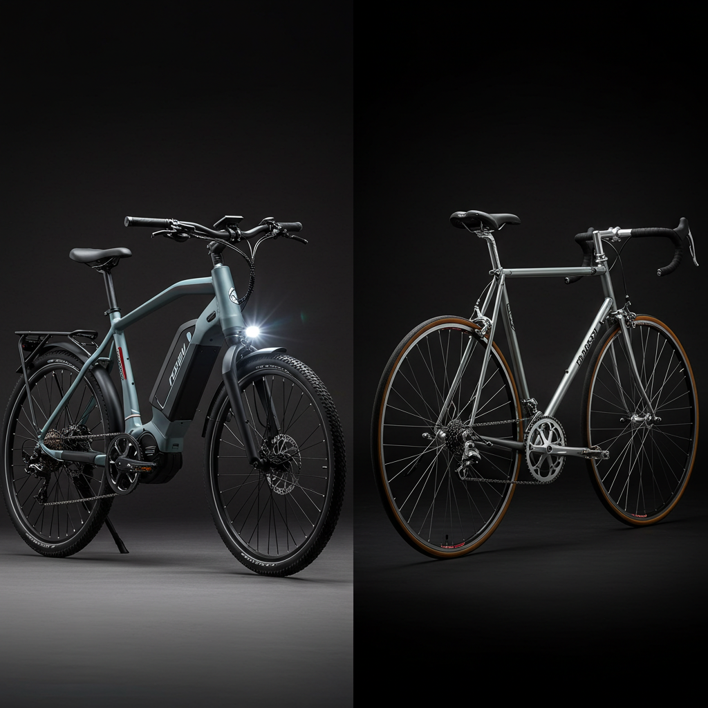 E-bike vs. tradycyjny rower