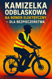Kamizelka odblaskowa na rower elektryczny – dla bezpieczeństwa.