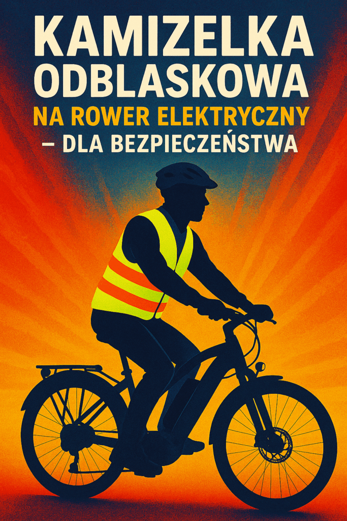 Kamizelka odblaskowa na rower elektryczny
