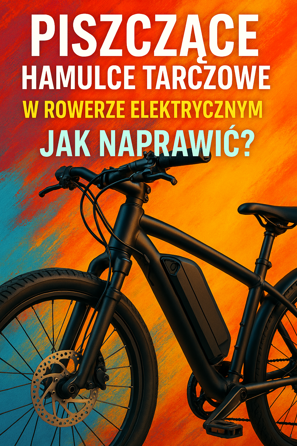 Piszczące hamulce tarczowe w rowerze elektrycznym