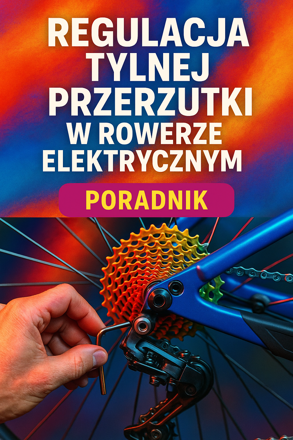 Regulacja tylnej przerzutki w rowerze elektrycznym