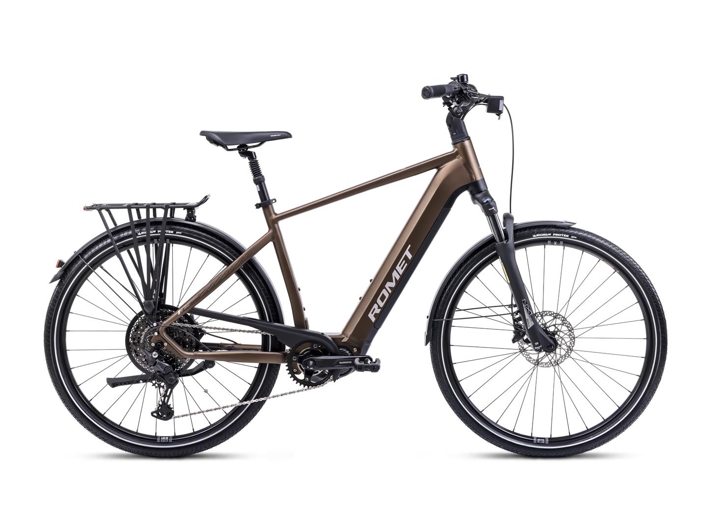 Rower elektryczny ROMET E-WAGANT 4.0 820WH 2024 — widok ogólny