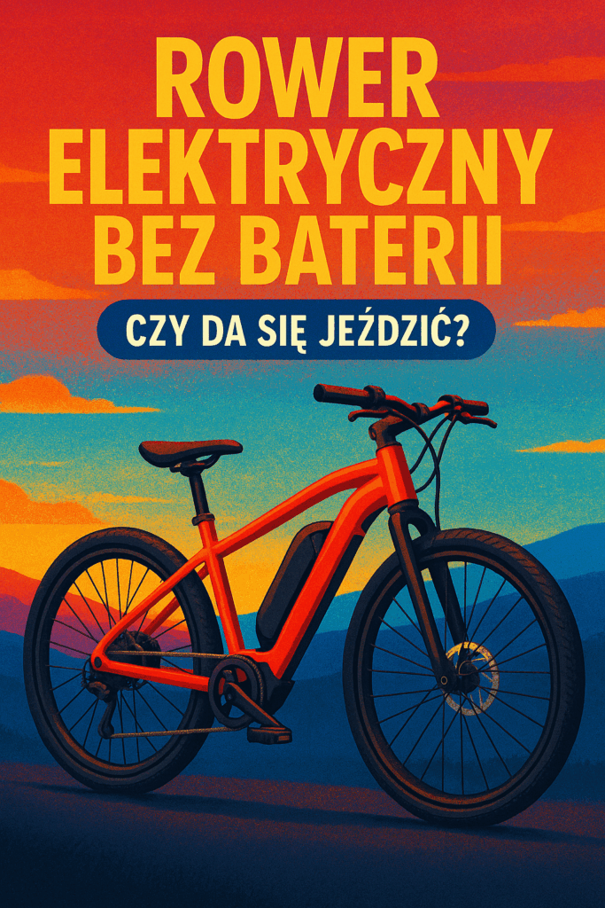 Rower elektryczny bez baterii - czy da się jeździć