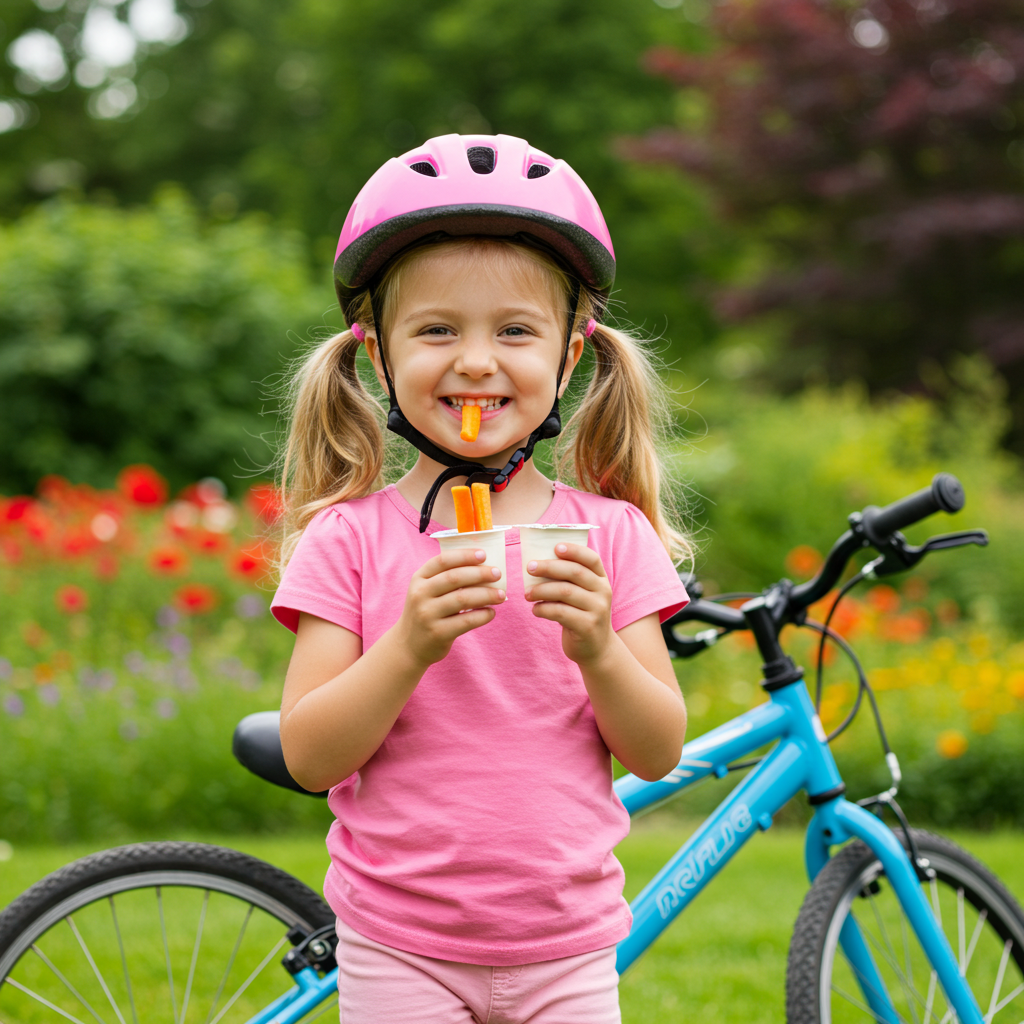 Co dać dziecku do jedzenia przed wycieczką rowerową?