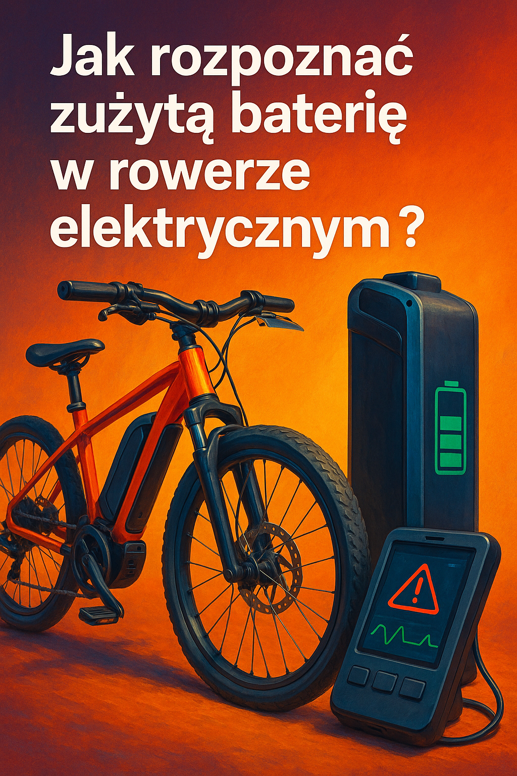 Jak rozpoznać zużytą baterię w rowerze elektrycznym