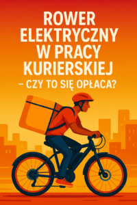 Rower elektryczny w pracy kurierskiej – czy to się opłaca?