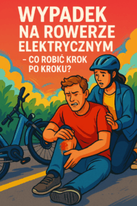 Wypadek na rowerze elektrycznym – co robić krok po kroku?