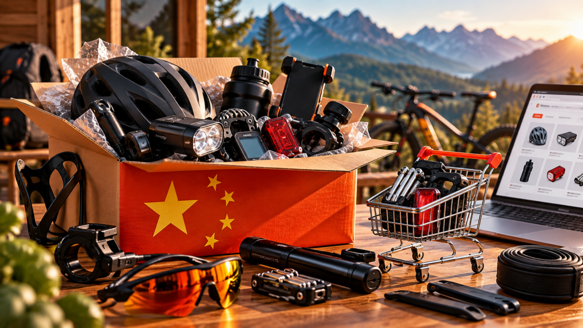Akcesoria rowerowe z Chin – kask, lampki i narzędzia zamówione na AliExpress