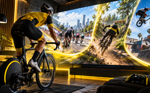 Gry rowerowe na PC – kolarz na trenażerze, wyścigi szosowe, MTB i BMX