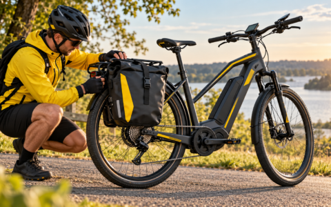 Sakwa na bagażniku roweru elektrycznego – jak dobrać sakwę do e-bike’a