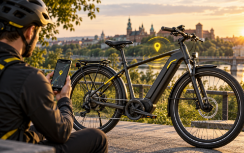 Lokalizator GPS do roweru elektrycznego – śledzenie e-bike’a za pomocą aplikacji