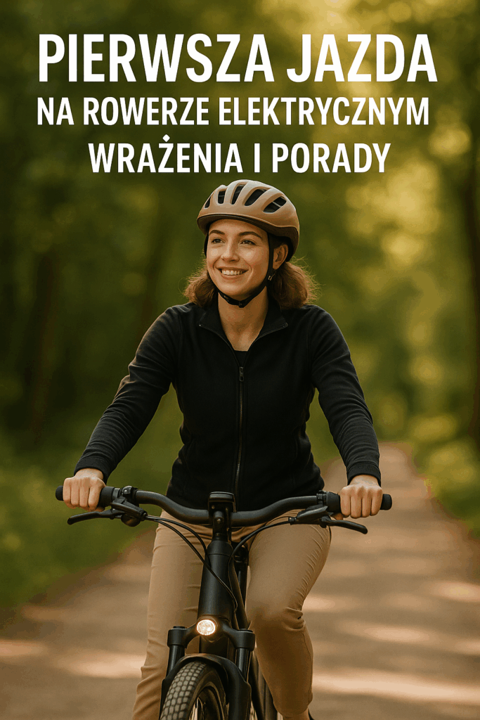 Pierwsza jazda na rowerze elektrycznym - wrażenia i porady