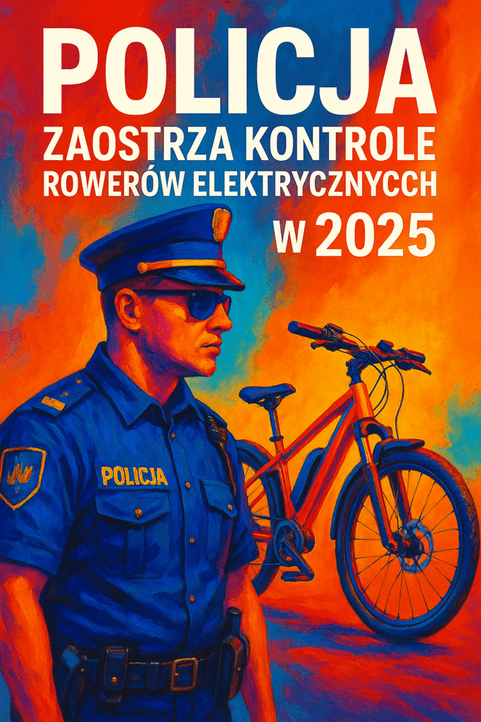 Policja zaostrza kontrole rowerów elektrycznych w 2025
