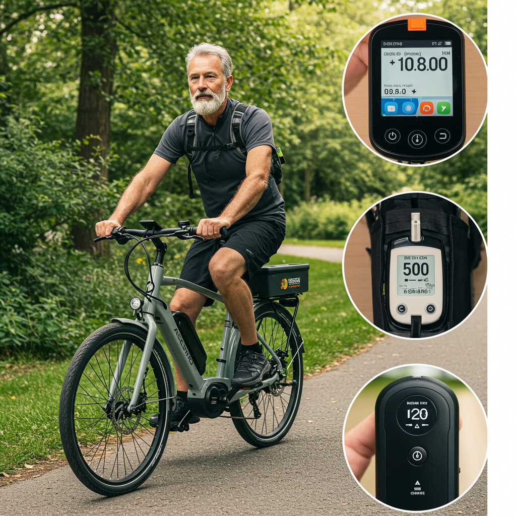 Rower elektryczny dla osób z cukrzycą