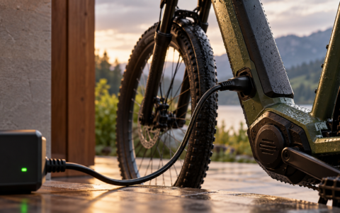Ładowanie roweru elektrycznego – bateria, przewód i ładowarka e-bike