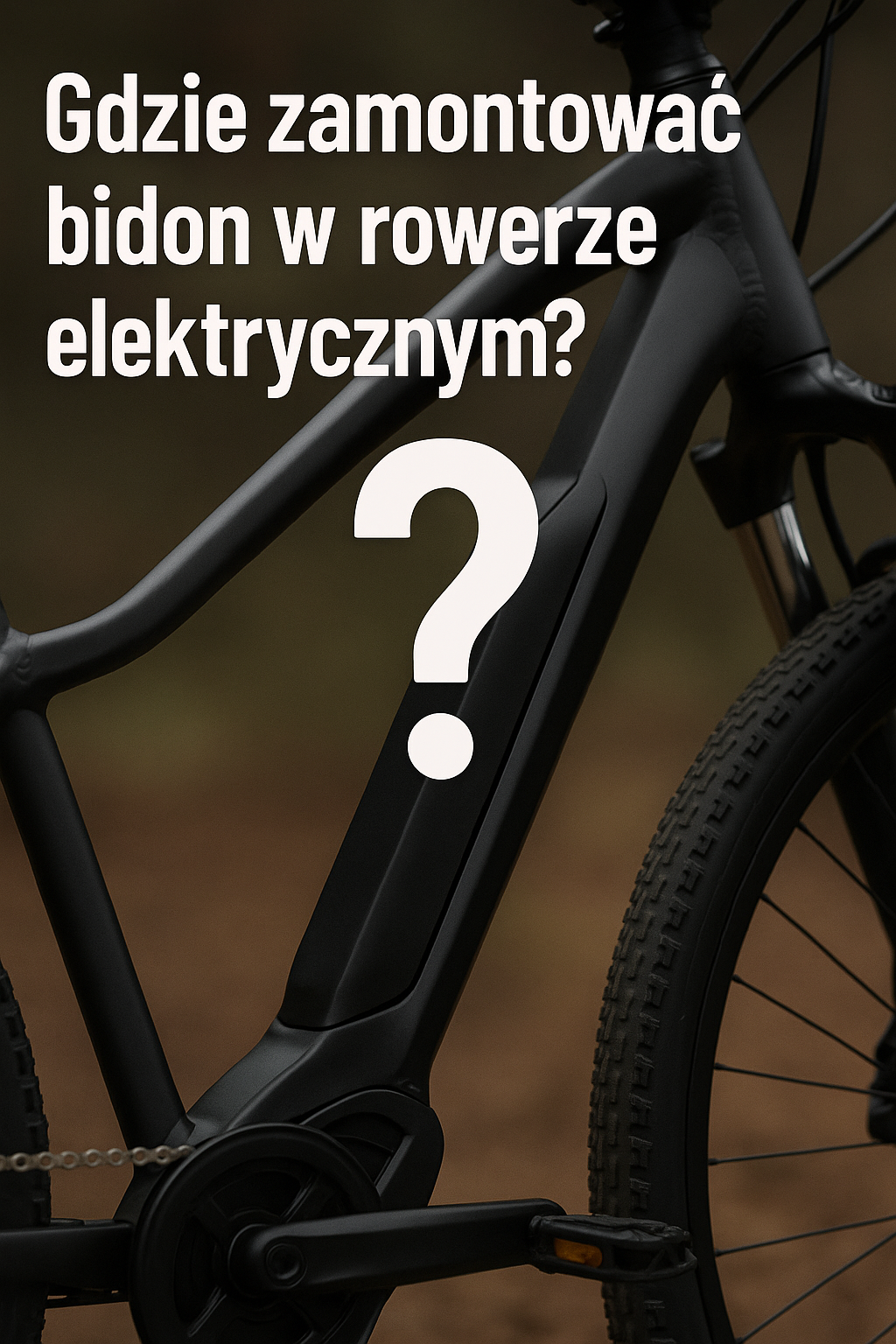 Gdzie zamontować bidon w rowerze elektrycznym?