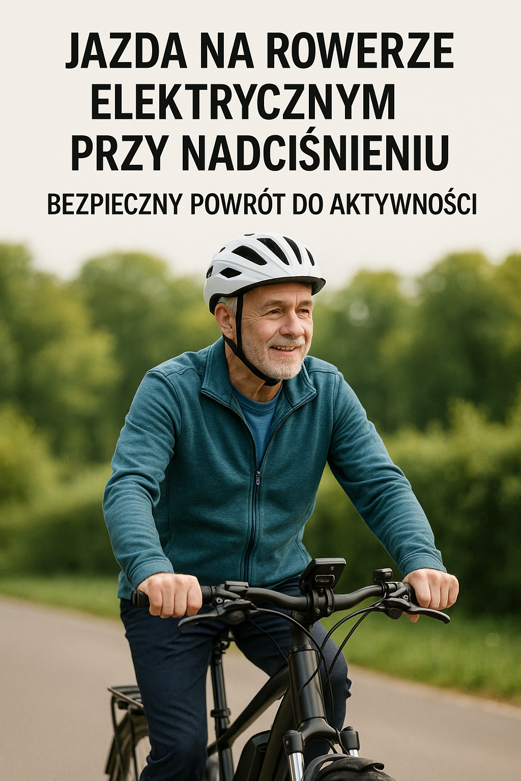 Jazda na rowerze elektrycznym przy nadciśnieniu