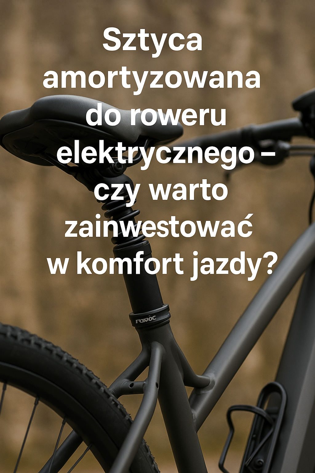 Sztyca amortyzowana do roweru elektrycznego – czy warto zainwestować w komfort jazdy