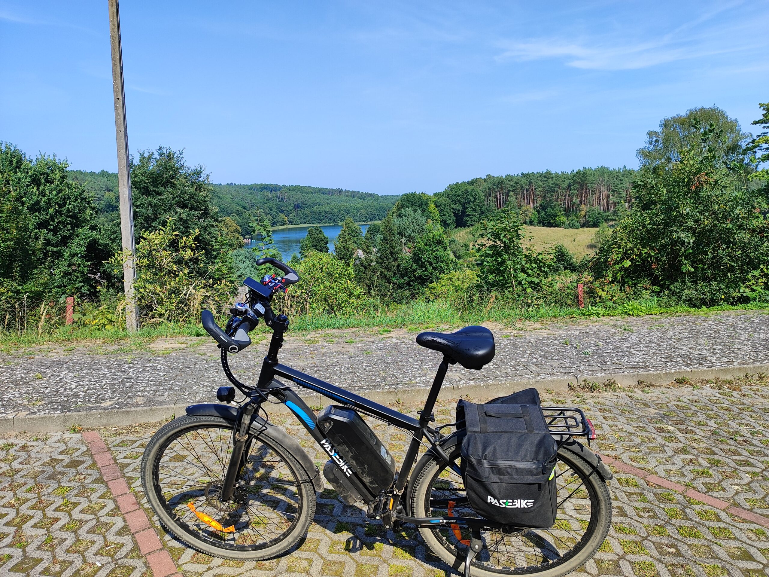 Pasebike C29 Pro podczas testów w Puszczy Noteckiej, lato 2025