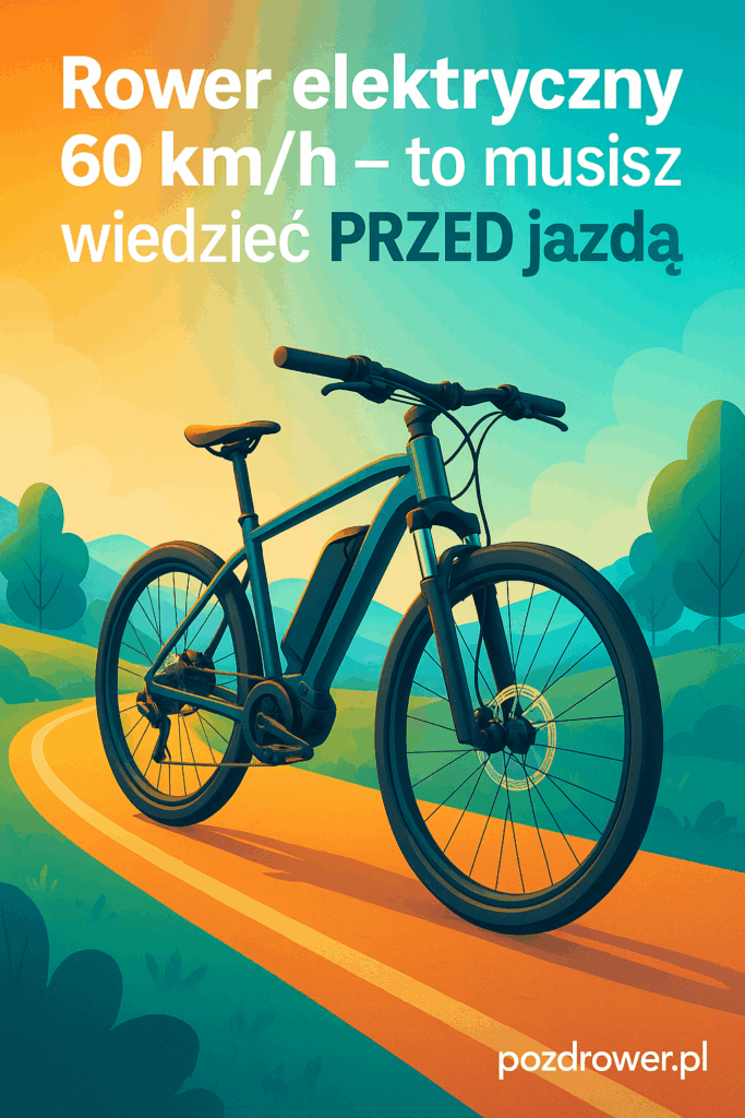 Rower elektryczny 60 km/h – to musisz wiedzieć PRZED jazdą.