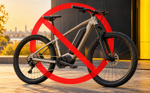 Brak dofinansowania do rowerów elektrycznych – przekreślony e-rower