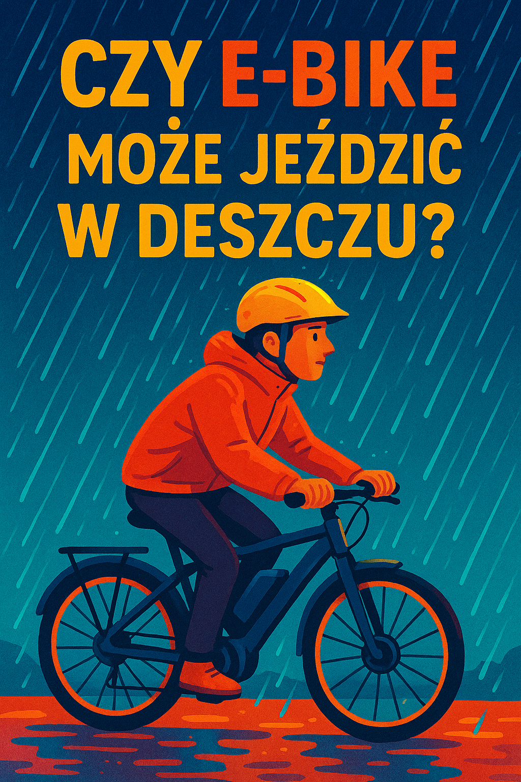 Czy e-bike może jeździć w deszczu?