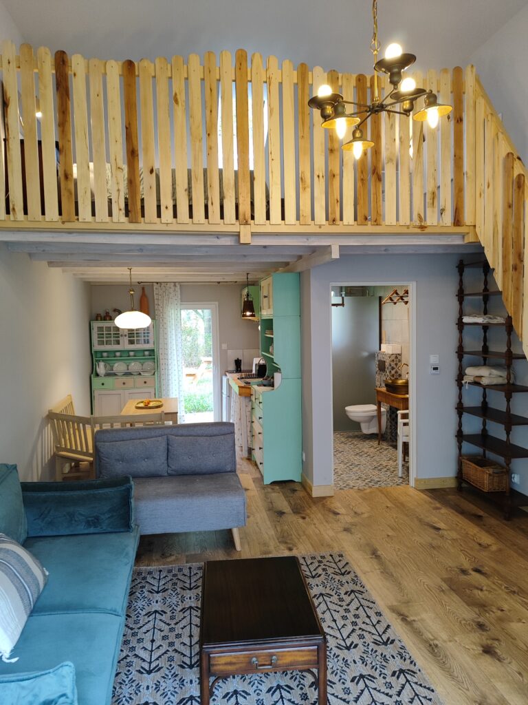 Siedlisko Na Polanie - widok na winnicę