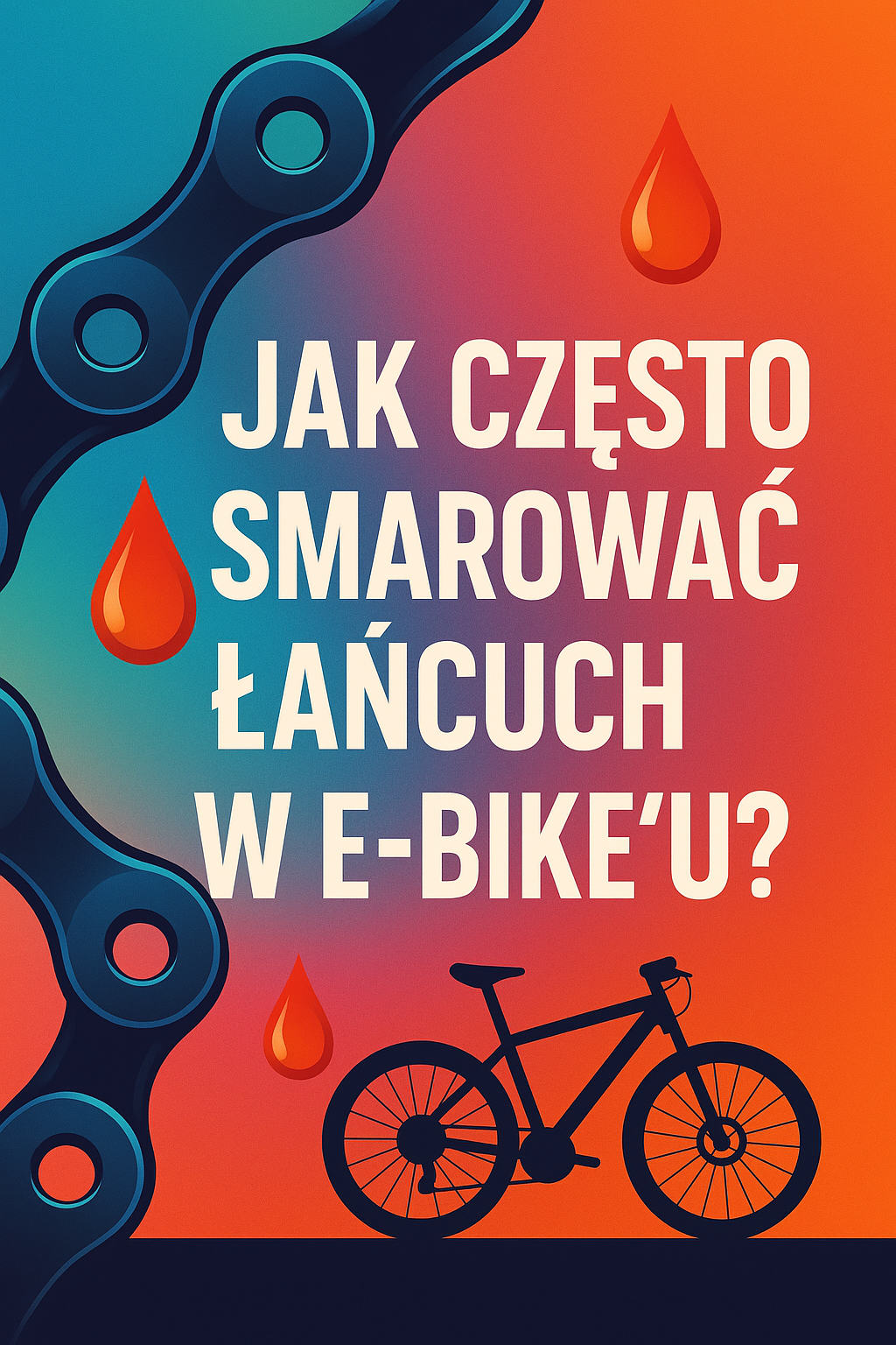 Jak często smarować łańcuch w e-bike’u?